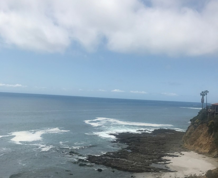 cliffs overlooking the ocean